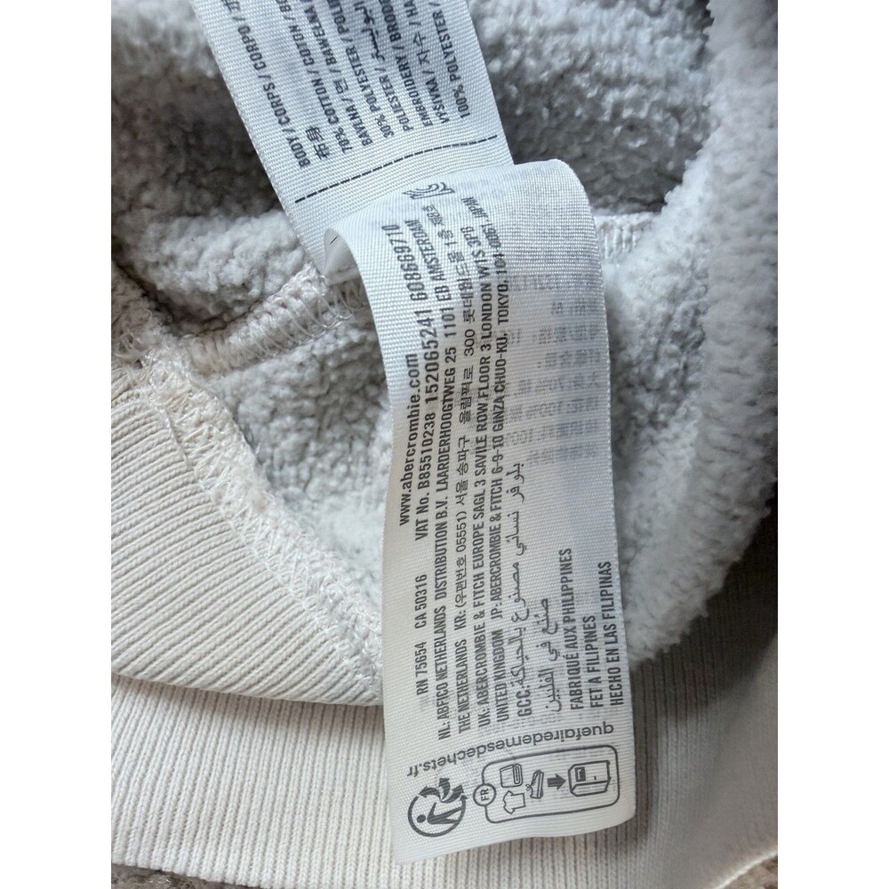 Abercrombie & Fitch Go Sports Sweatshirt Womens Medium Oversized Crewneck - Picture 9 of 12